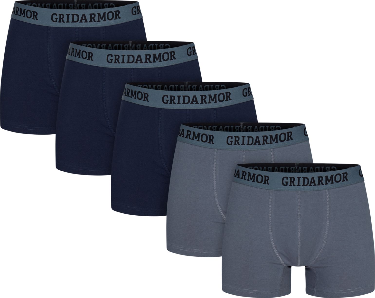Gridarmor Men's Steine 5p Cotton Boxers 2.0 Multi Color