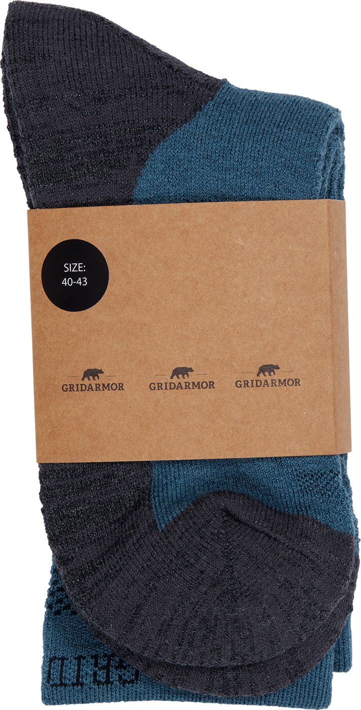 Gridarmor Merino Trekking Socks Indian Teal Gridarmor Gridarmor Merino Trekking Socks Indian Teal Gridarmor