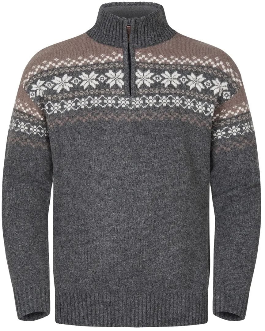 Gridarmor Snøkrystall Hz Ullgenser Men Grey/Beige/White