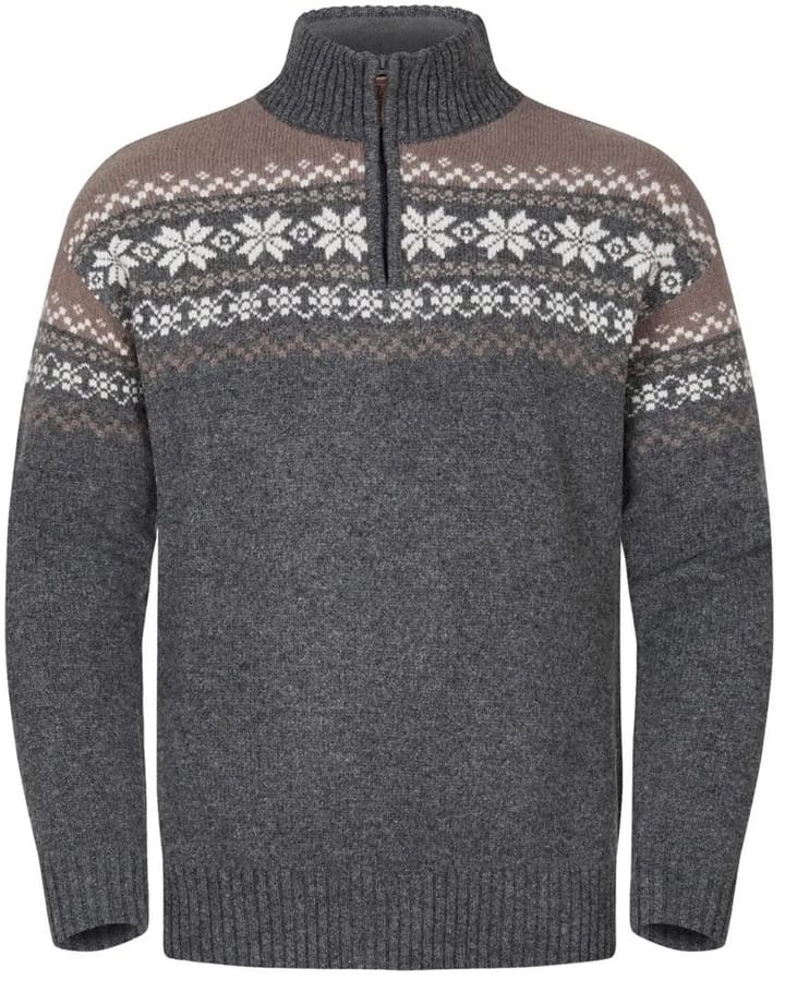 Gridarmor Snøkrystall Hz Ullgenser Men Grey/Beige/White Gridarmor
