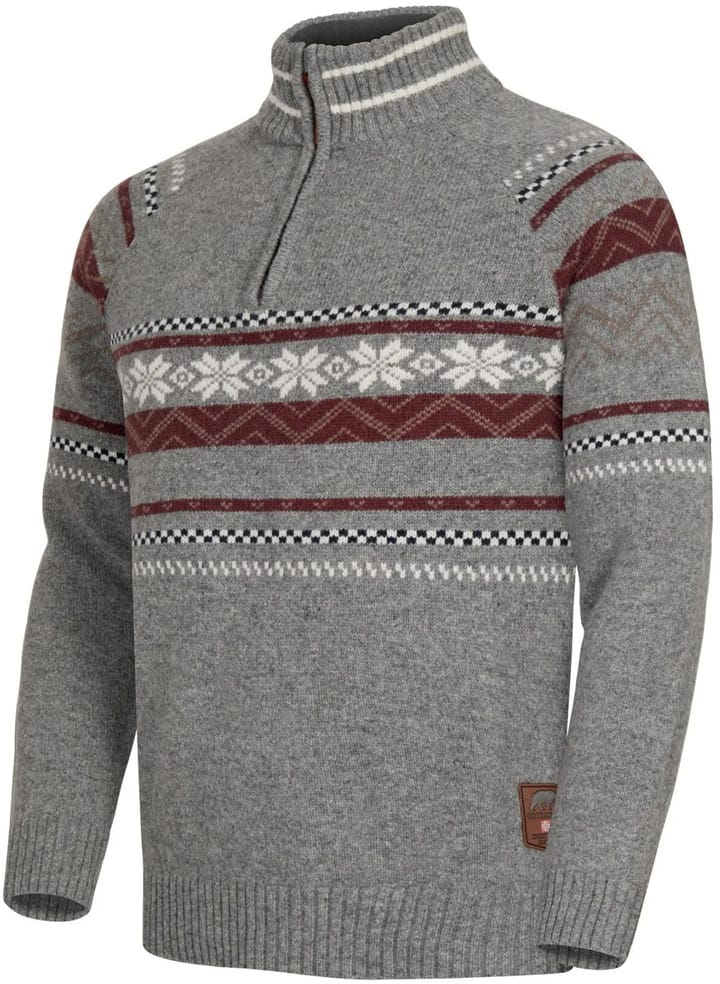 Gridarmor Snøstjerne Hz Ullgenser Men Grey Melange Gridarmor