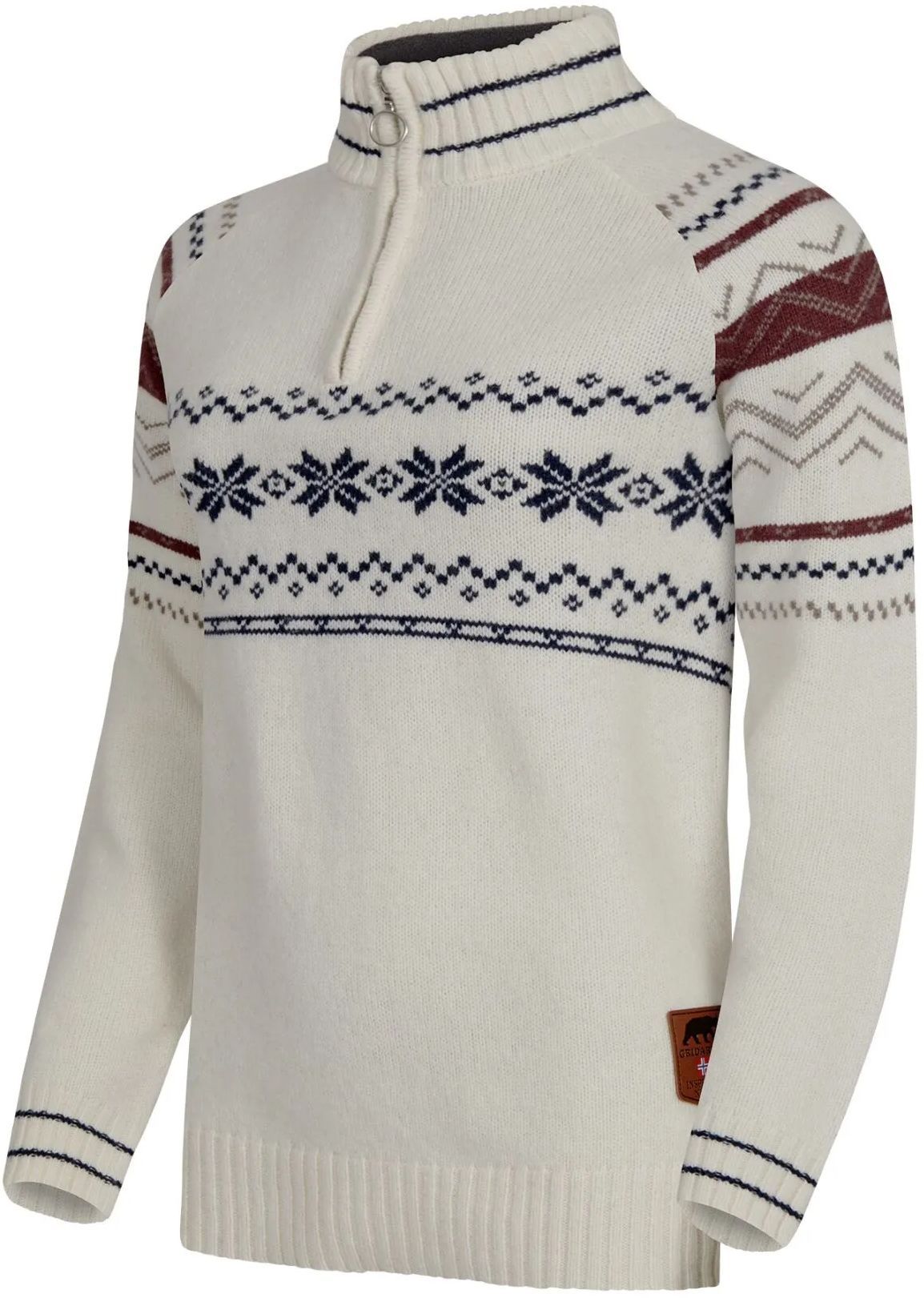 Gridarmor Snøstjerne Hz Ullgenser Wmn Bright White