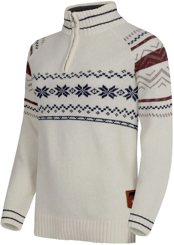 Gridarmor Snøstjerne Hz Ullgenser Wmn Bright White Gridarmor