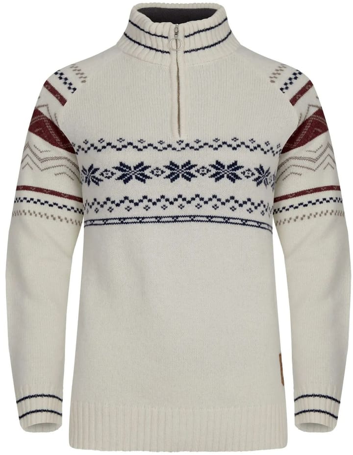 Gridarmor Snøstjerne Hz Ullgenser Wmn Bright White Gridarmor