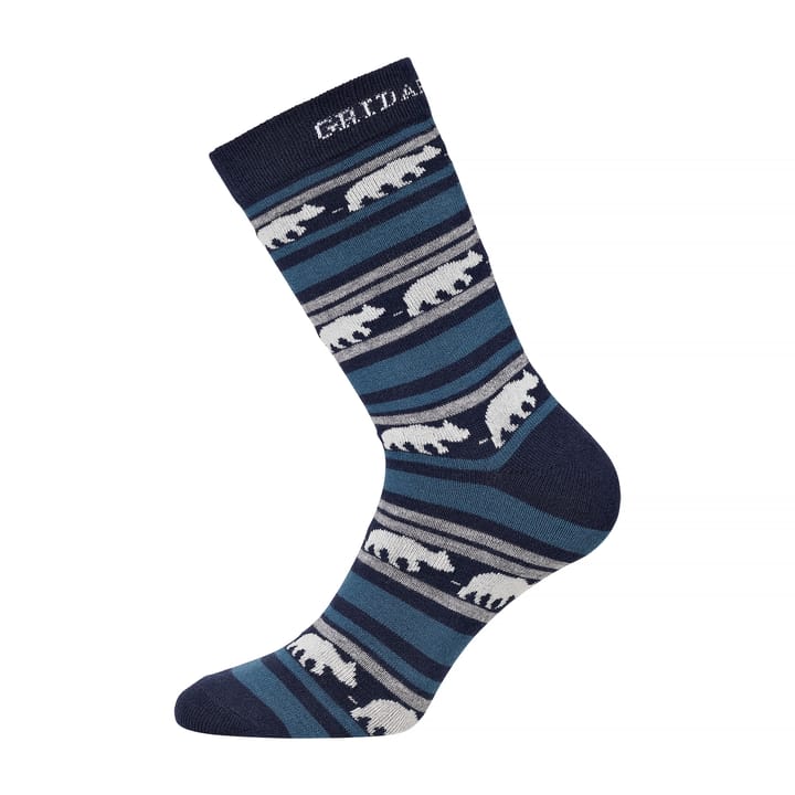 Gridarmor Striped Merino Socks Indian Teal Gridarmor
