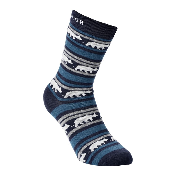 Gridarmor Striped Merino Socks Indian Teal Gridarmor