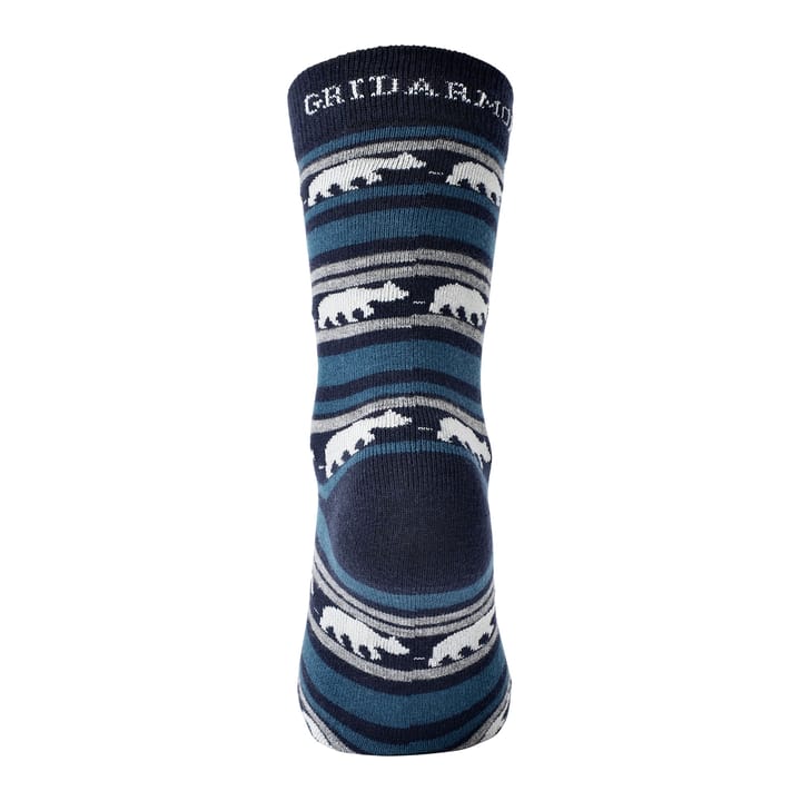 Gridarmor Striped Merino Socks Indian Teal Gridarmor