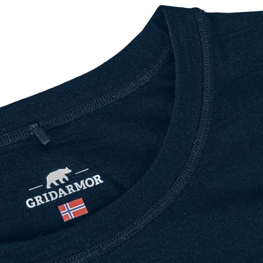 Gridarmor Viks Wool Undertøytop Men Navy Blazer Gridarmor