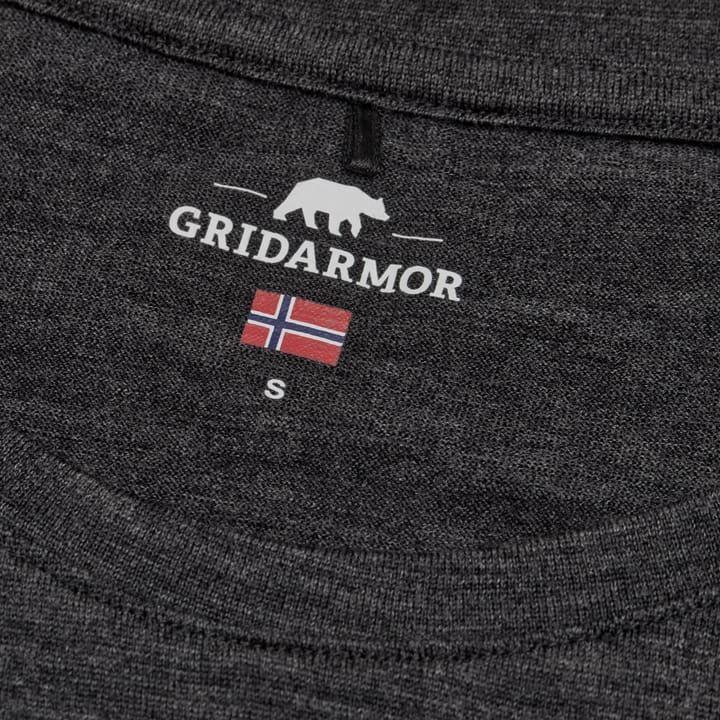 Gridarmor Women's Larsnes Merino T-Shirt Dk. Greymelange Gridarmor