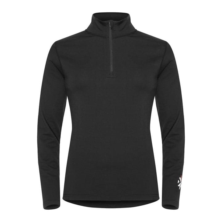 Gridarmor Women's Merino Undertøy Zip Top Black Beauty Gridarmor