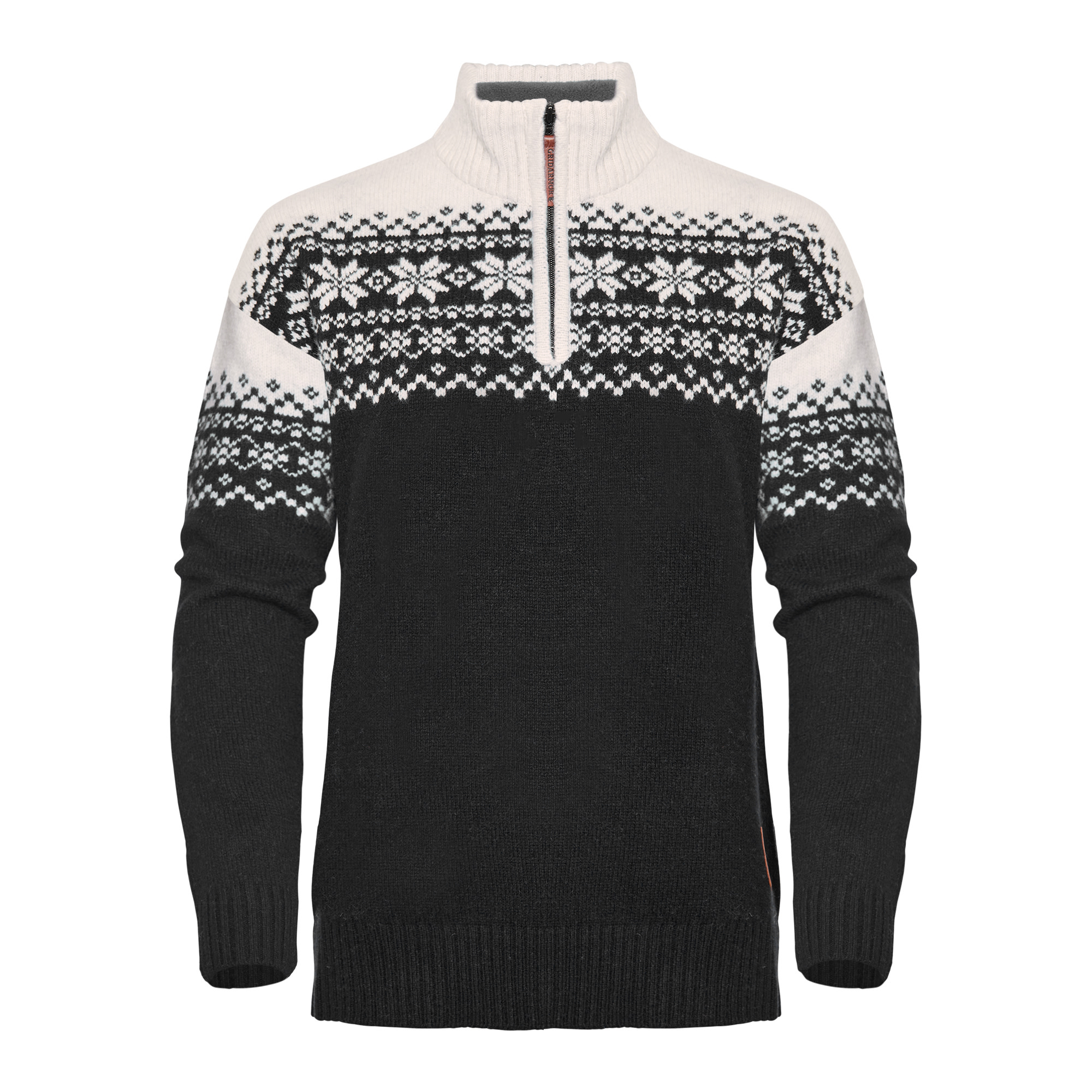 Gridarmor Women's Snøkrystall Half Zip Ullgenser