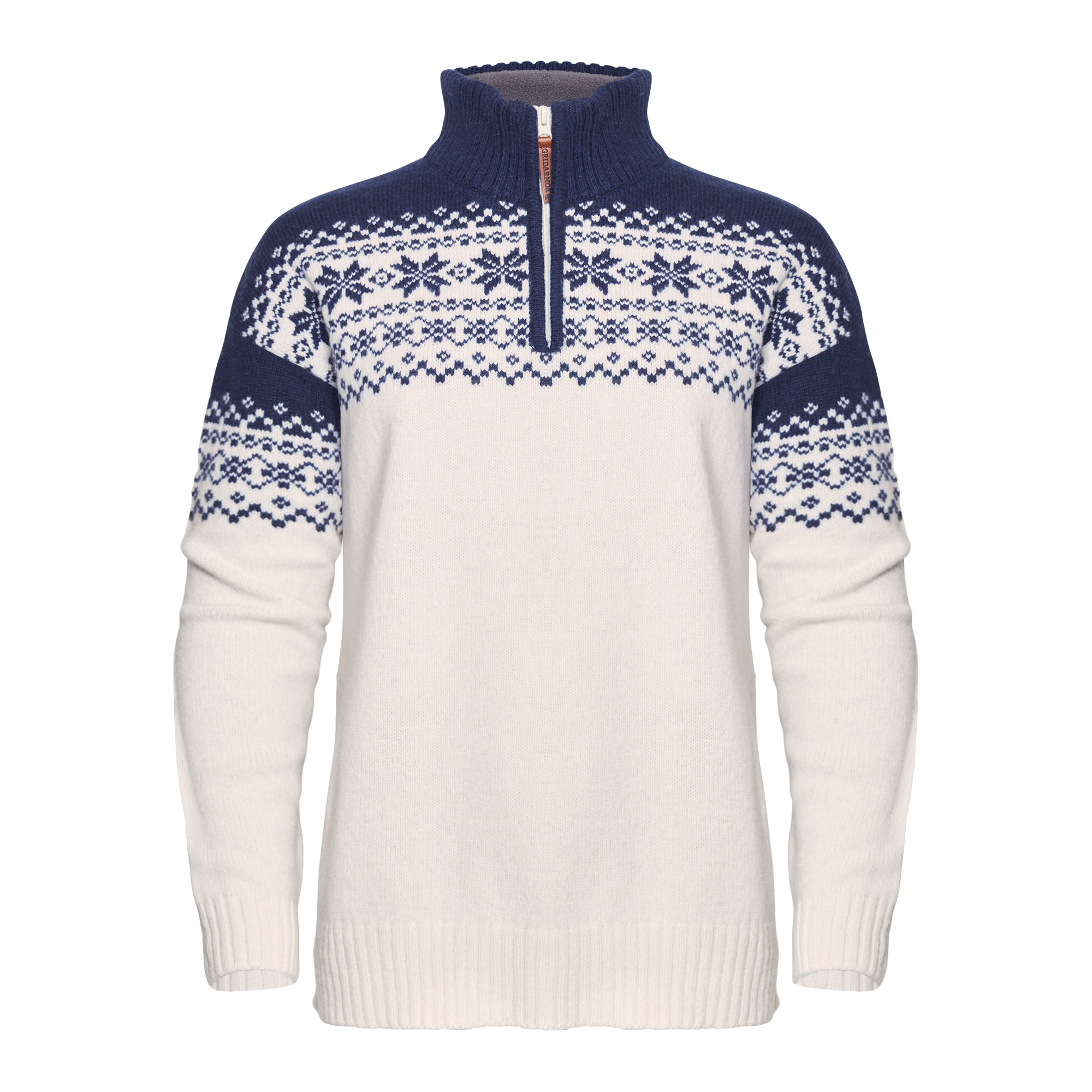 White/dk. navy