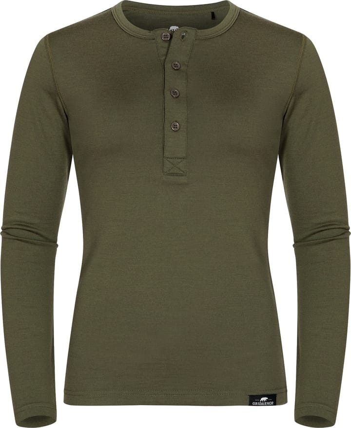 Gridarmor Women's Ulvik Wool Top Winter Moss Gridarmor Gridarmor Women's Ulvik Wool Top Winter Moss Gridarmor