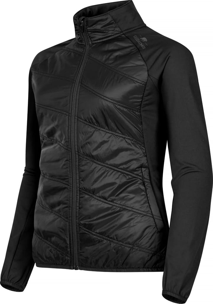 Wool Padded Jacket Women Black beauty Gridarmor