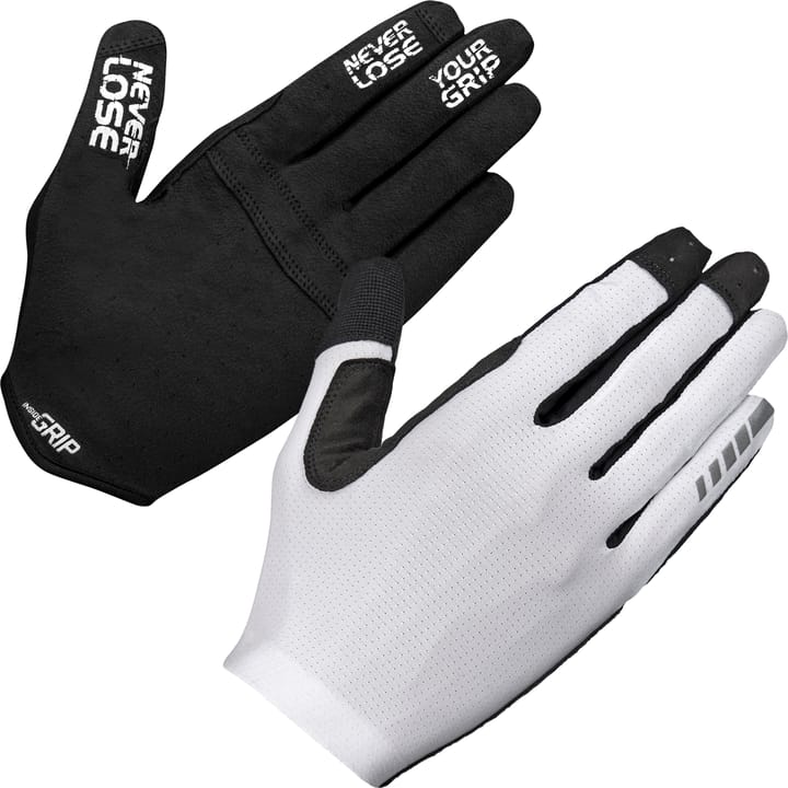 Gripgrab Aerolite InsideGrip Long Finger Glove White Gripgrab