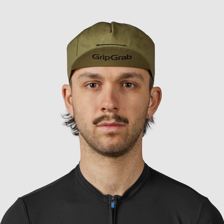 Gripgrab Classic Cotton Cycling Cap Olive Green Gripgrab