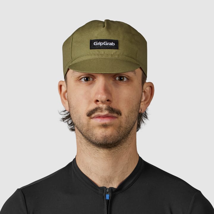 Gripgrab Classic Cotton Cycling Cap Olive Green Gripgrab