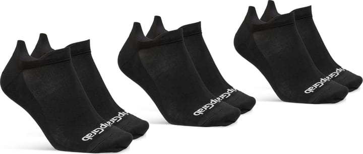 Classic No Show Summer Socks 3-Pack Black Gripgrab