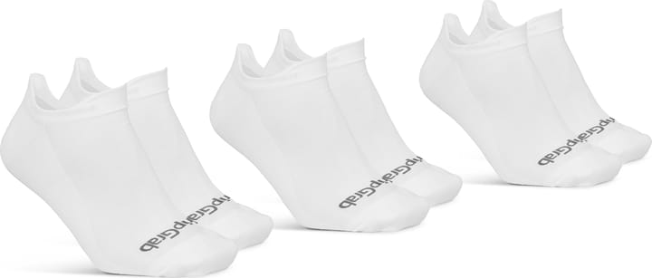 Classic No Show Summer Socks 3-Pack White Gripgrab