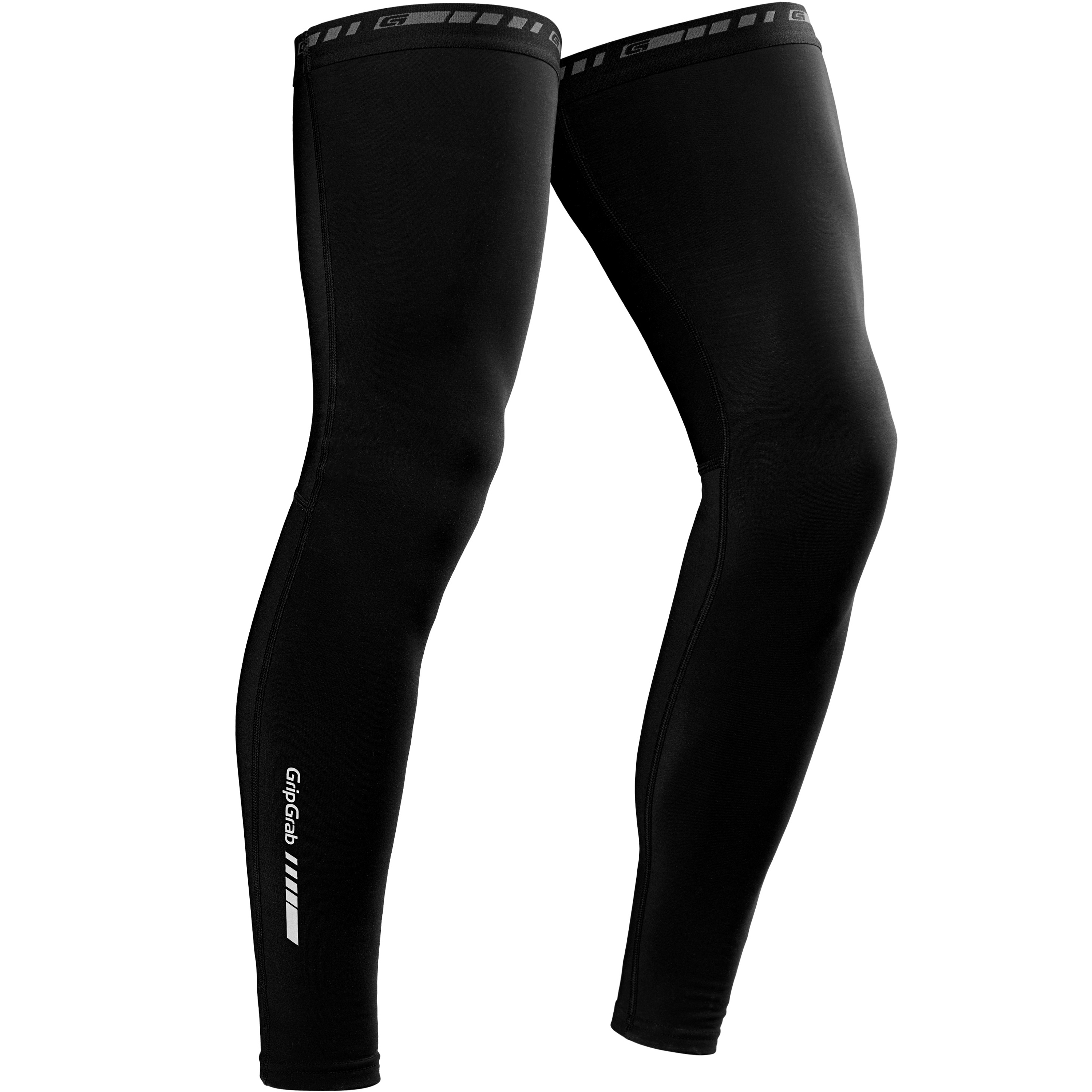 GripGrab Classic Thermal Leg Warmers Black