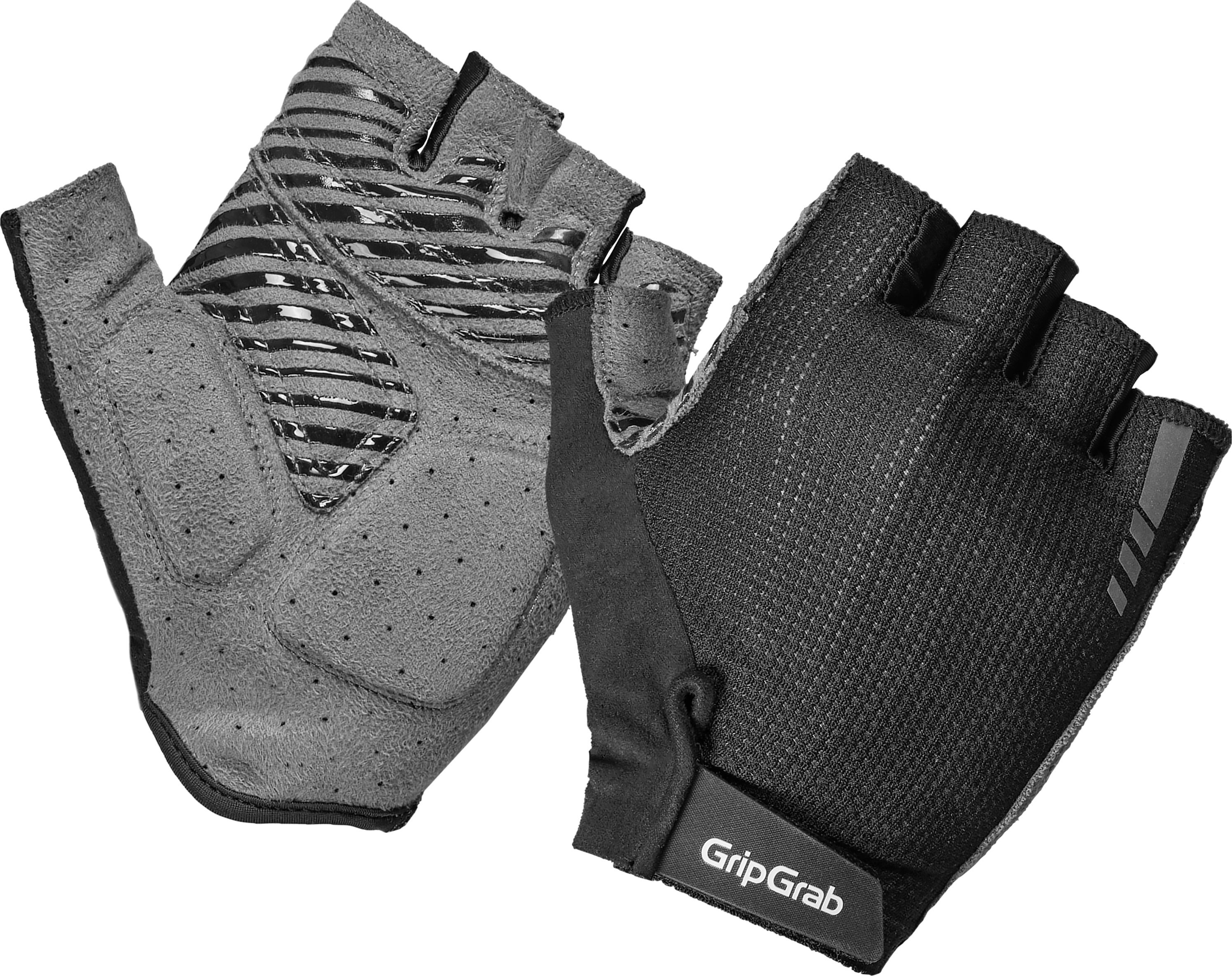 Gripgrab Expert RC Max Padded Short Finger Summer Gloves Black