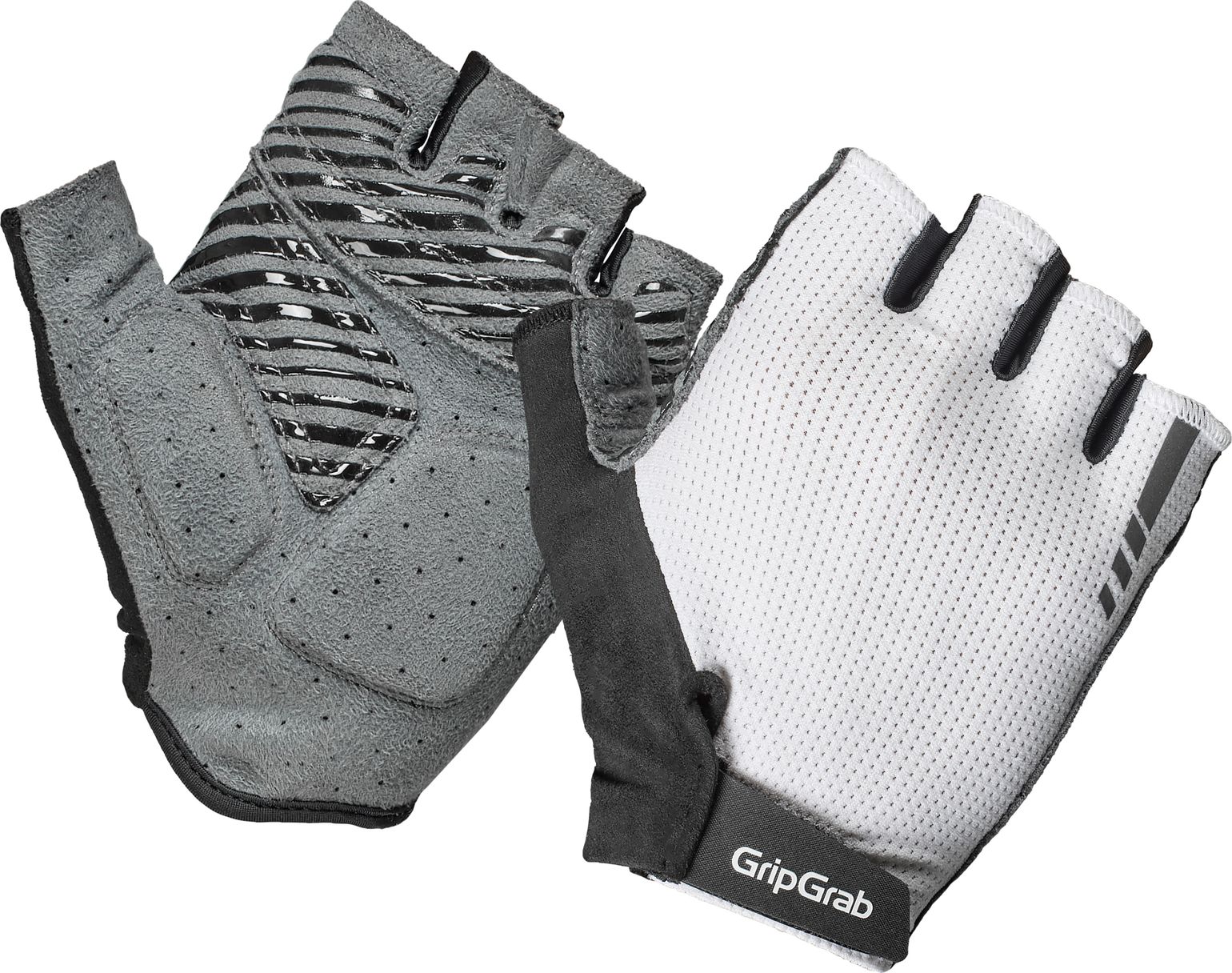 Gripgrab Expert RC Max Padded Short Finger Summer Gloves White