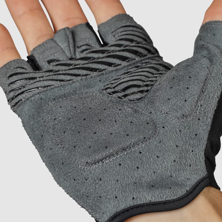 Gripgrab Expert RC Max Padded Short Finger Summer Gloves Yellow Hi-Vis Gripgrab