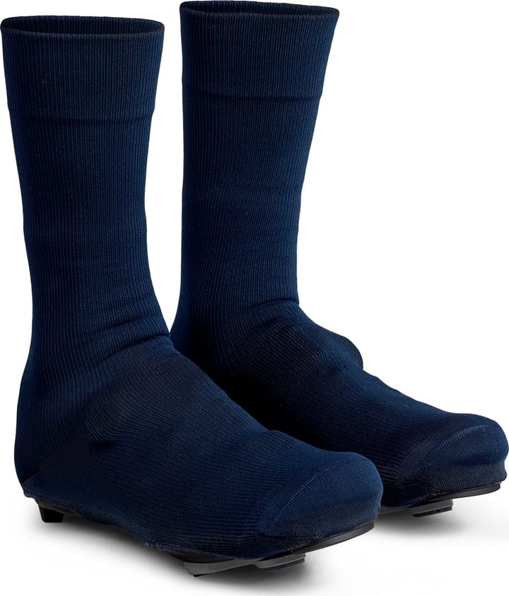 Gripgrab Flandrien Waterproof Knitted Road Shoe Covers Navy Blue Gripgrab