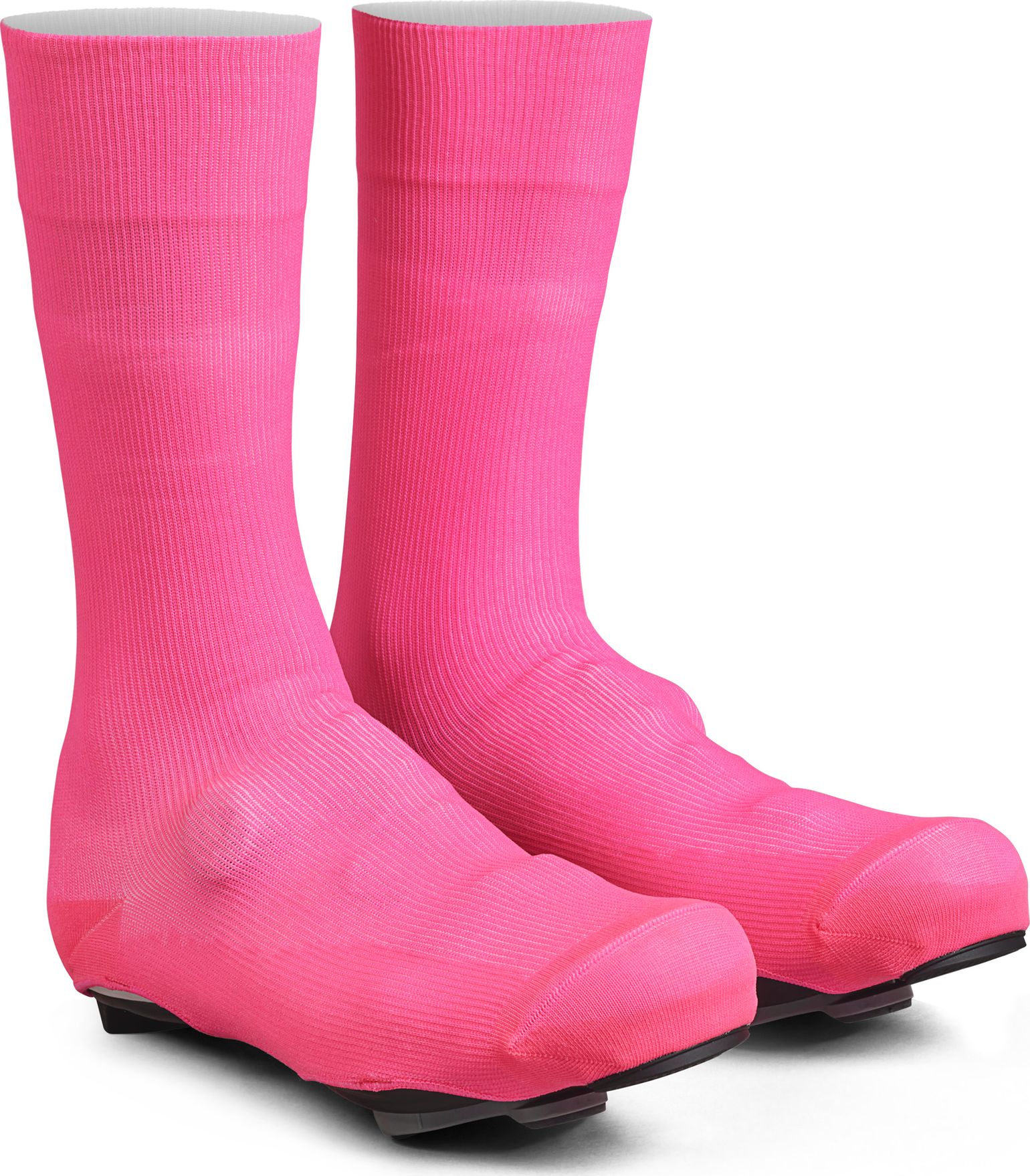 Gripgrab Flandrien Waterproof Knitted Road Shoe Covers Pink