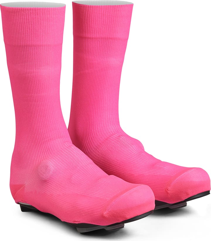 Gripgrab Flandrien Waterproof Knitted Road Shoe Covers Pink Gripgrab