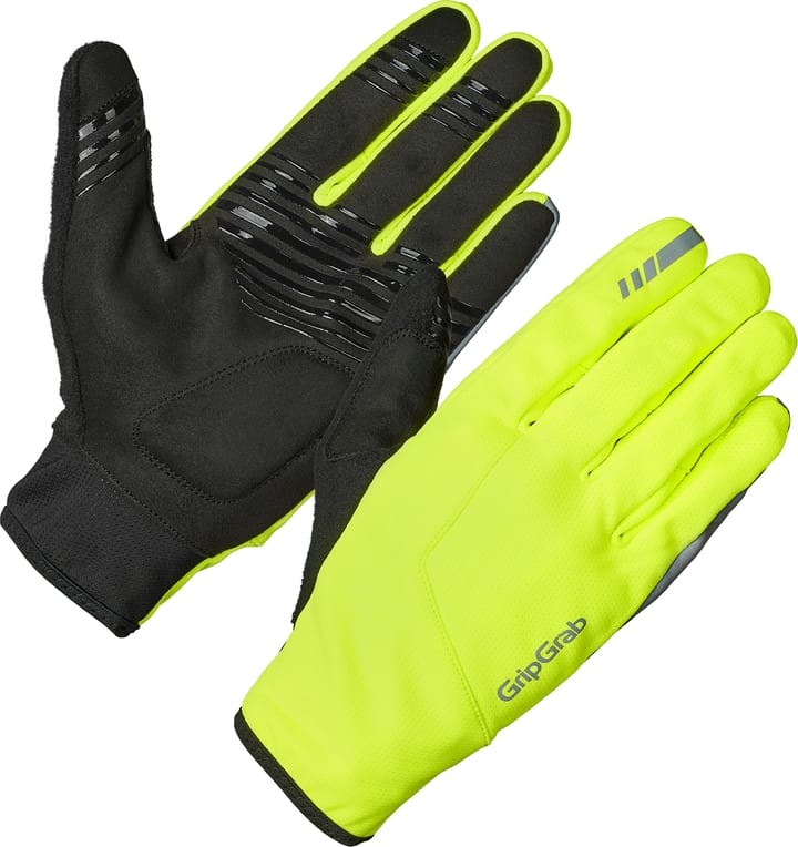 Gripgrab Hurricane 2 Windproof Spring-Autumn Gloves Yellow Hi-Vis Gripgrab