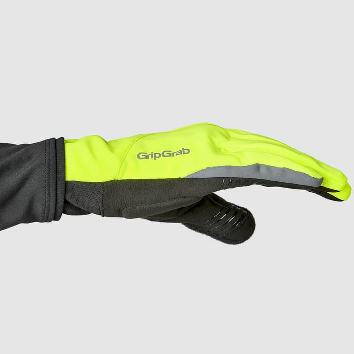 Gripgrab Hurricane 2 Windproof Spring-Autumn Gloves Yellow Hi-Vis Gripgrab