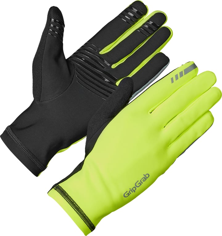 Gripgrab Insulator 2 Hi-Vis Spring-Autumn Gloves Yellow Hi-Vis Gripgrab