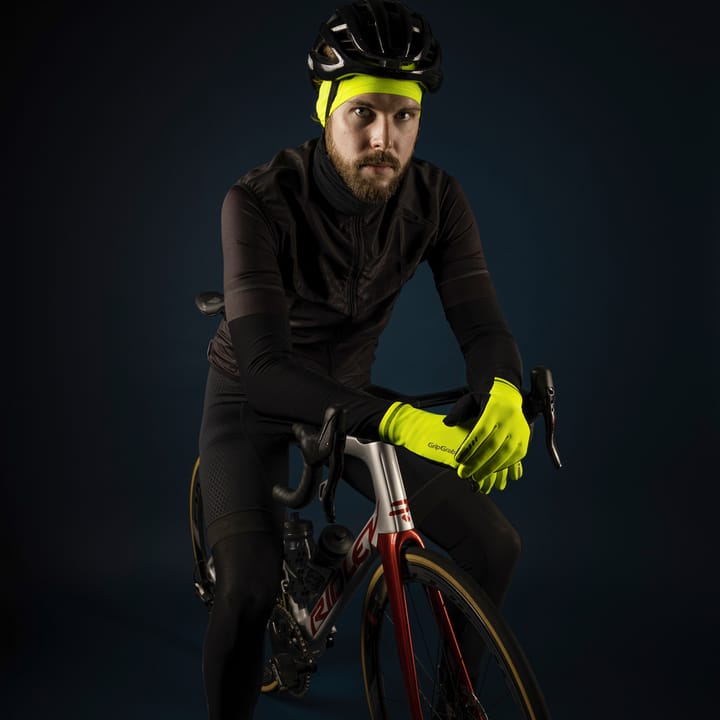 Gripgrab Insulator 2 Hi-Vis Spring-Autumn Gloves Yellow Hi-Vis Gripgrab