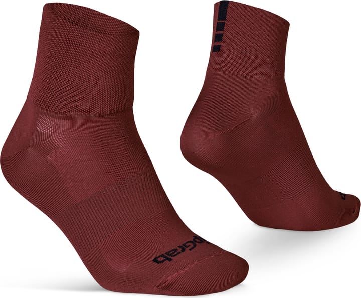 Gripgrab Lightweight SL Short Summer Socks Dark Red Gripgrab