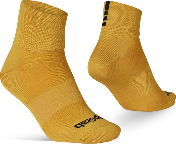 Gripgrab Lightweight SL Short Summer Socks Mustard Yellow Gripgrab