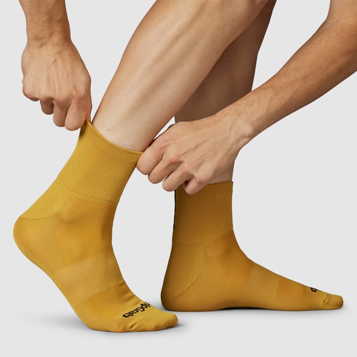 Gripgrab Lightweight SL Short Summer Socks Mustard Yellow Gripgrab