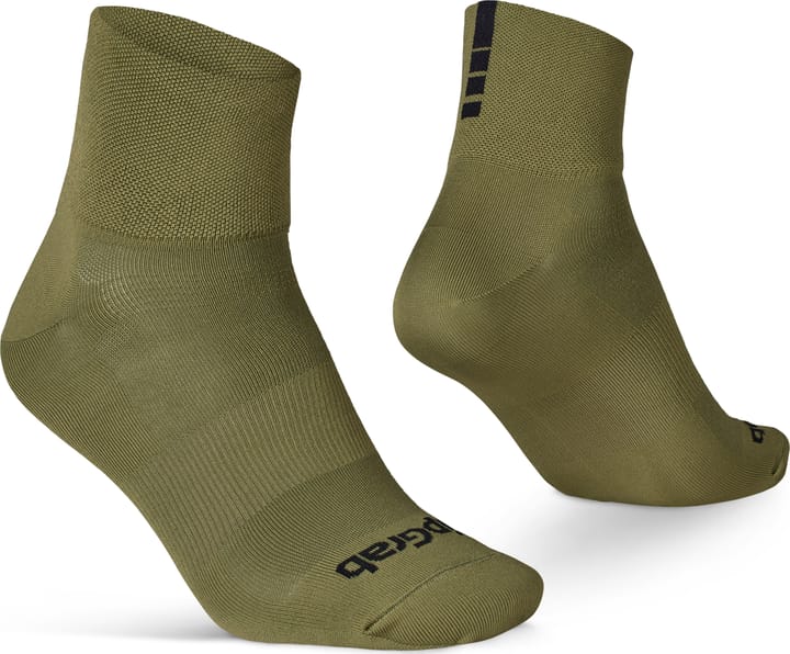 Gripgrab Lightweight SL Short Summer Socks Olive Green Gripgrab