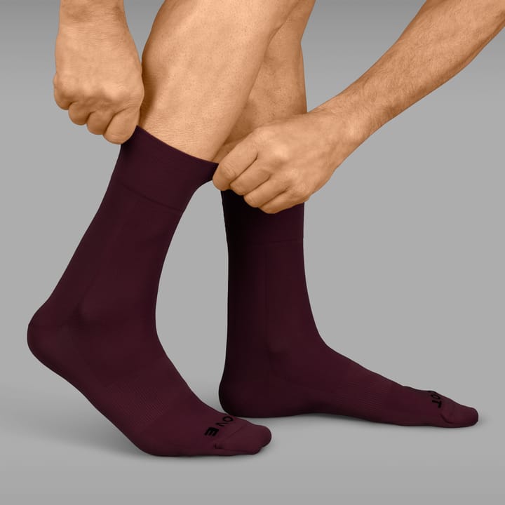 Lightweight SL Socks Dark Red Gripgrab