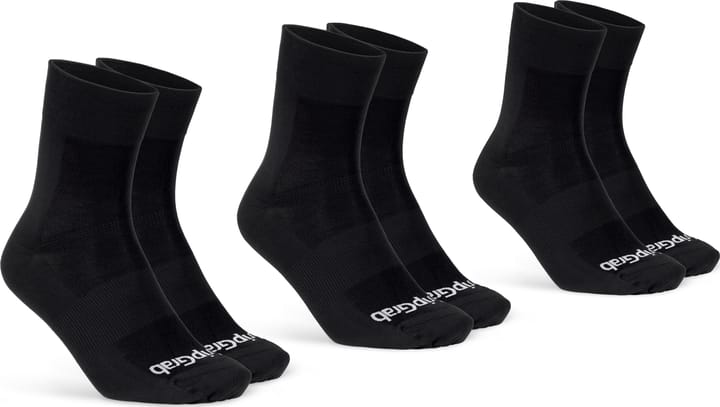 Lightweight SL Summer Socks 3-Pack Black Gripgrab
