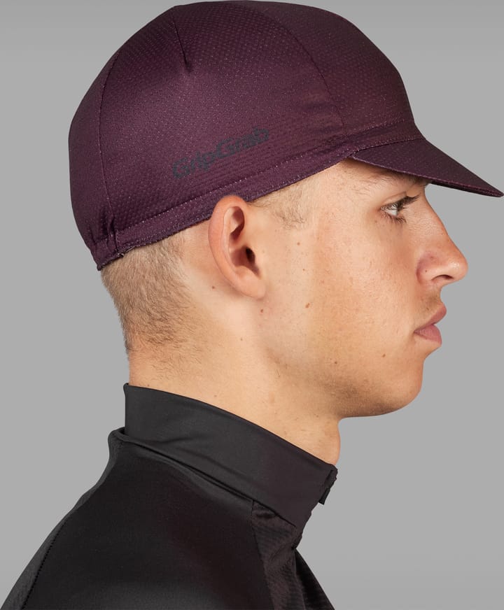 Lightweight Summer Cycling Cap Dark Red Gripgrab