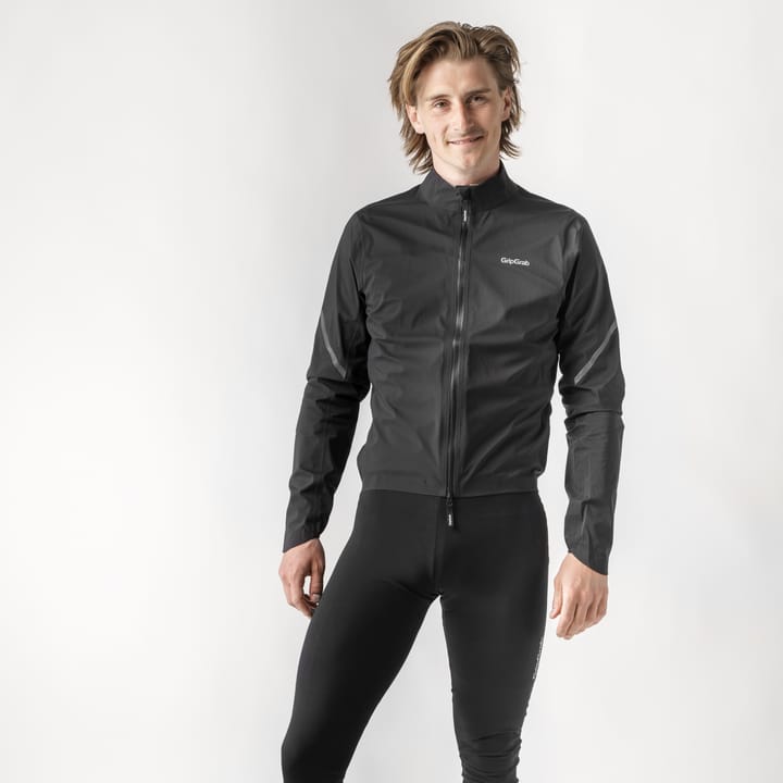Gripgrab Men's GripGrab PACR Waterproof Lightweight Jacket Black Gripgrab