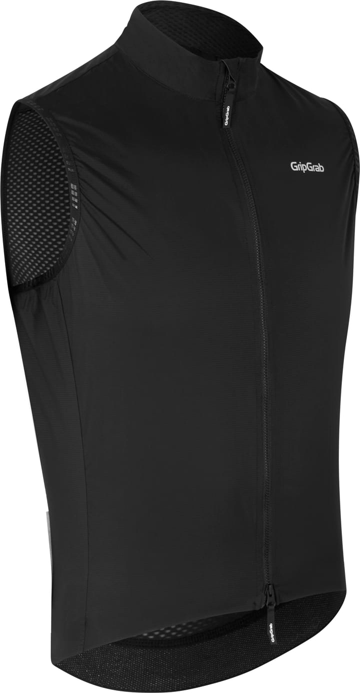 Men's WindBuster Windproof Lightweight Vest Black Gripgrab