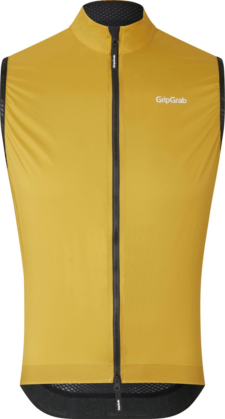 Men's WindBuster Windproof Lightweight Vest Mustard Yellow Gripgrab