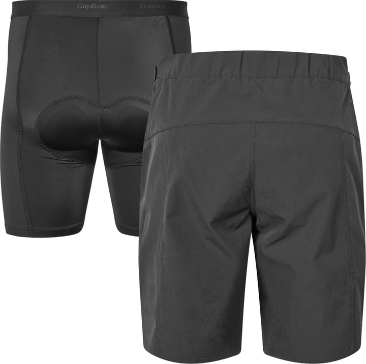 Men's Flow 2in1 Technical Cycling Shorts Black Gripgrab