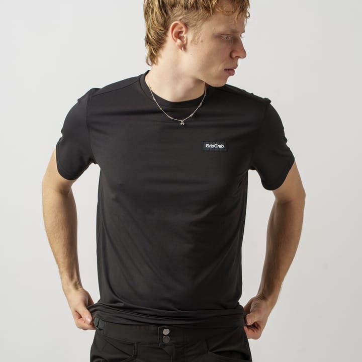 Gripgrab Men's Flow Technical T-Shirt Black Gripgrab