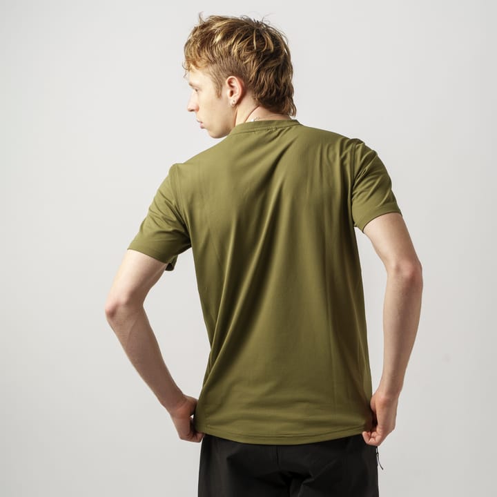 Gripgrab Men's Flow Technical T-Shirt Olive Green Gripgrab