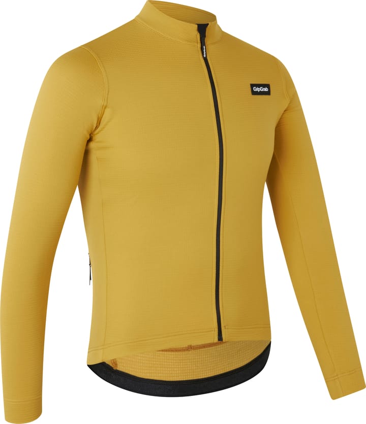 Gripgrab Men's GripGrab EXPLR Merinotech Thermal Long Sleeve Jersey Mustard Yellow Gripgrab