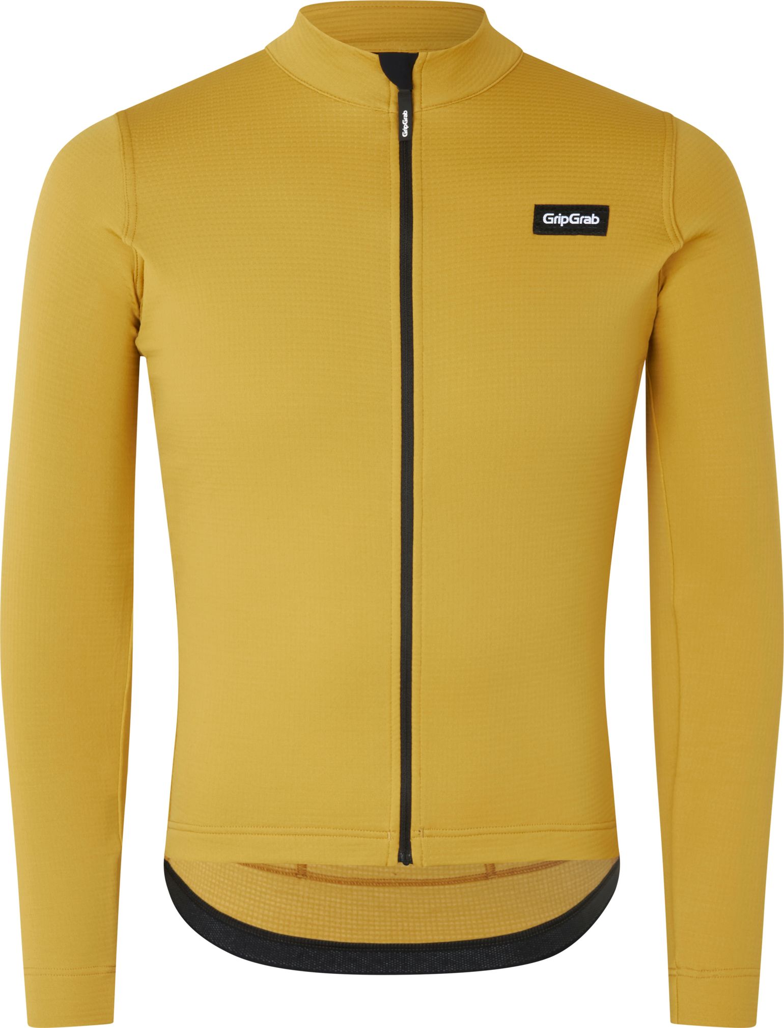 Gripgrab Men's GripGrab EXPLR Merinotech Thermal Long Sleeve Jersey Mustard Yellow