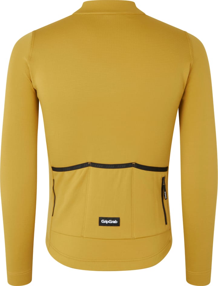 Gripgrab Men's GripGrab EXPLR Merinotech Thermal Long Sleeve Jersey Mustard Yellow Gripgrab